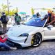 Dwayne Johnson Can't Fit In A Porsche Taycan - autojosh