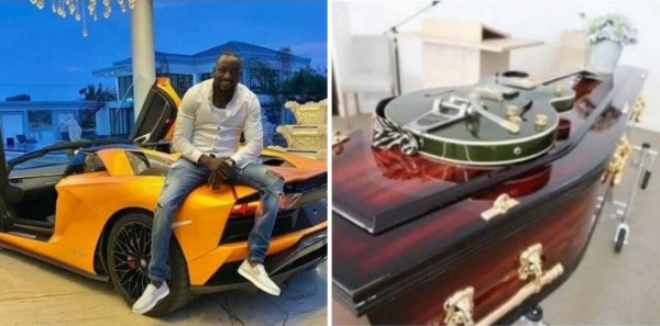 See Yacht-like Casket Zimbabwean Supercar Collector "Ginimbi" Bought A Week Before His Fatal Crash - autojosh