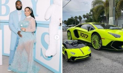 Gucci Mane Gift Pregnant Wife Keyshia And Unborn Baby Marching Lamborghini Supercars - AutoJosh