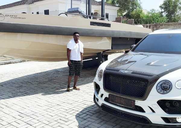 Obafemi Martins Shows Off His Yacht, Bentley Bentayga And Mercedes G-Wagon - autojosh