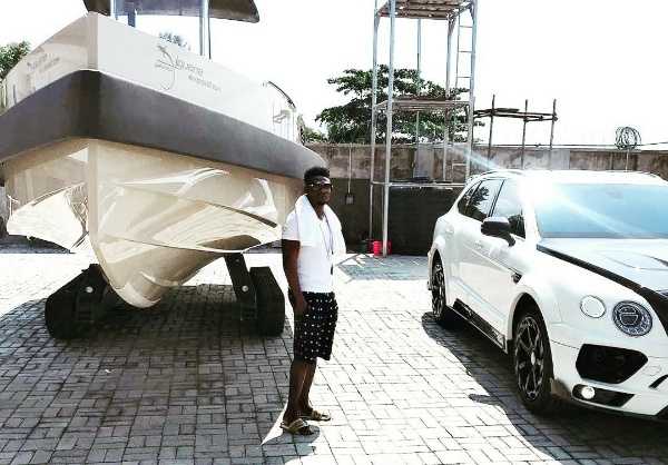 Obafemi Martins Shows Off His Yacht, Bentley Bentayga And Mercedes G-Wagon - autojosh