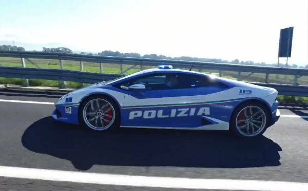 Police In Italy Uses Lamborghini Huracan Patrol Car To Deliver Urgently Needed Kidney - autojosh 