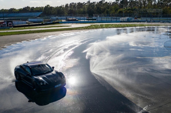 Porsche Taycan Slides For 55 Mins To Break Record For Longest Electric Car Drift - Autojosh 