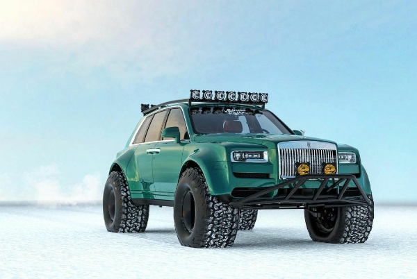 ₦200m Rolls-Royce Cullinan SUV Reimagined As Actic Monster Truck - autojosh 