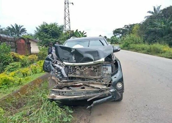 Samuel Etoo Involved In Car Accident After A Public Bus Crashed Into His SUV - autojosh