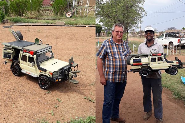 Meet 30 Year Old Hendrick Chebanga, The Man Who Builds Miniature Replicas Of Vehicles
