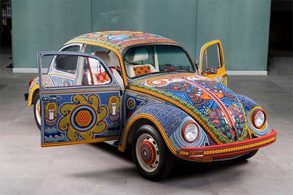 Take A Look At This VW Beetle Covered In 2 Million Beads