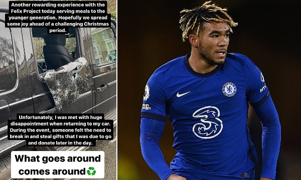 Chelsea Star Reece James Shares Picture Of His Damaged Mercedes G-wagon After Thieves Stole Gifts Meant For Charity - autojosh