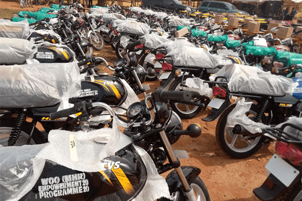 Ekiti Rep Celebrates Christmas With Constituents, Donates 14 Vehicles, 60 Motorcycles, 58 Sewing Machines (PHOTOS)