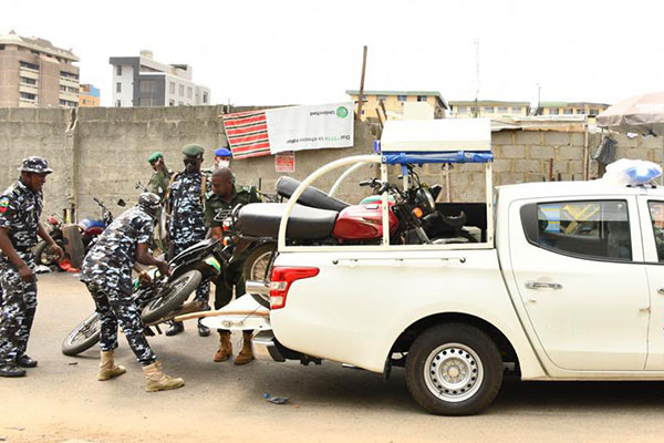 Lagos Set Up Special Task Force Against One-Way Driving, Dozens Of Okadas Seized - autojosh 