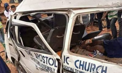 Two Feared Dead After An 18-seater Church Bus Crashes Into Bulldozer In Akwa Ibom - autojosh