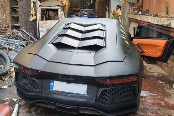 Mumbai Based Tuner Converts A Honda Civic To A Lamborghini Aventador