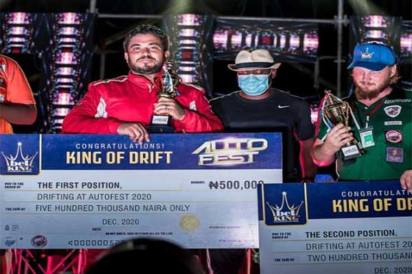 Antonio Sandouk Crowned BETKING "King Of Drift" At Lagos Autofest