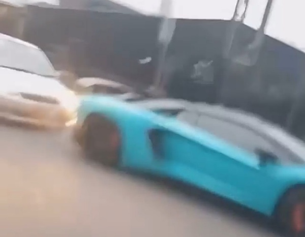 Moment Driver Of Ford Fiesta Sped Away After Rear-ending Lamborghini Aventador SV – But Who Was At Fault? - autojosh 