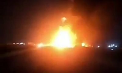 Fuel-laden Tanker Goes Up In Flames On Magboro Bridge Outward Lagos-Ibadan Expressway - autojosh