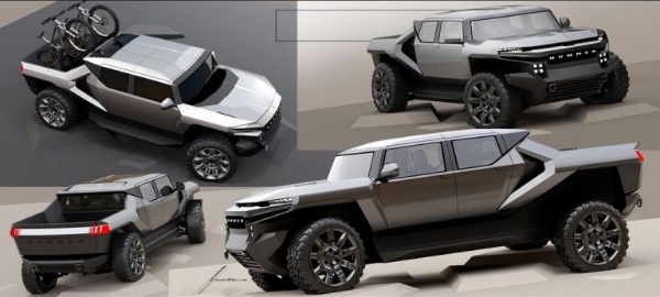 GMC Electric Hummer Early Design Looks Way Better Than The Production-ready Version - autojosh 