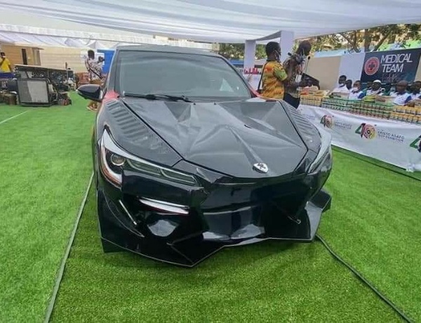 Kantanka Akofena : Ghanaian Automaker Unveils Lamborghini-inspired Sports Car With Gullwing Doors - autojosh