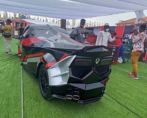 Kantanka Akofena : Ghanaian Automaker Unveils Lamborghini-inspired Sports Car With Gullwing Doors - autojosh 