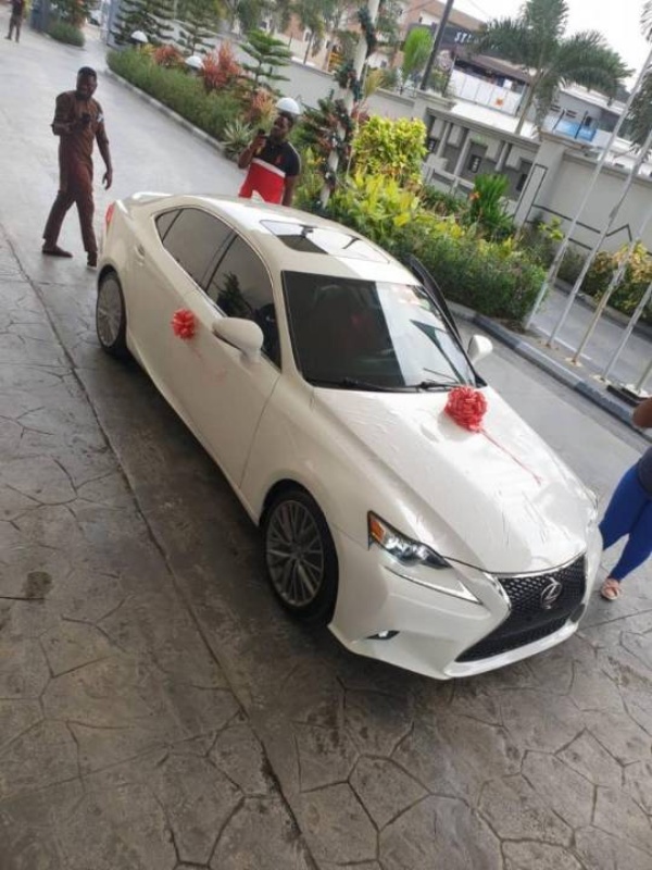Korede Bello Presents Lexus IS Worth N15m To His Manager As Birthday Gift - autojosh 