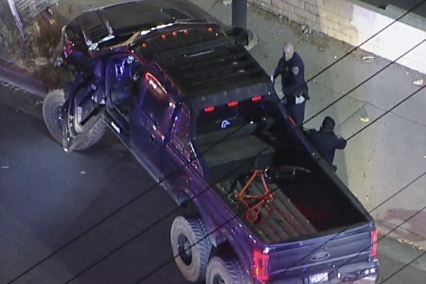 Thief Crashes DJ Marshmello's Stolen $350k SMCO 6×6 Super Truck After A Hot Police Chase - autojosh 