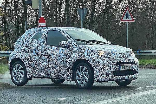 Toyota Aygo Spy Photos Leaks Looking Like A Tiny Yaris