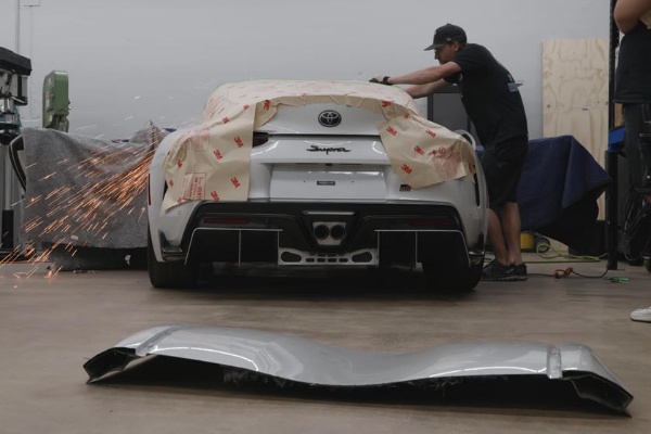 Watch Toyota Cut The Roof Of GR Supra Coupe To Create A One-off Open-roof Version - autojosh 
