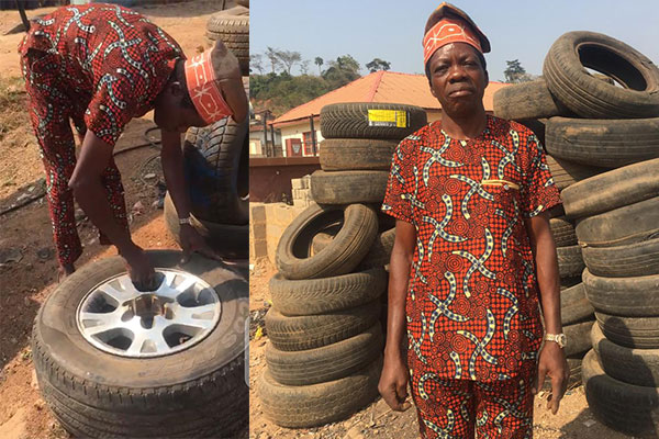 Built 2 Houses, Sent Children To Universities, Corporate Dressed Ado Ekiti-based Vulcanizer Shares His Achievements - autojosh