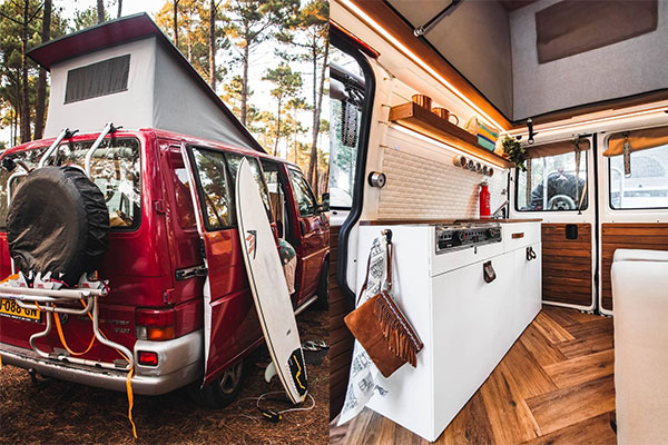 Family Spent Two Months In Turning Their Van Into A Mobile House 