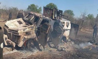Boko Haram Destroy Nigerian Army Newly Acquired Phantom II Armoured Personnel Carriers APC - autojosh
