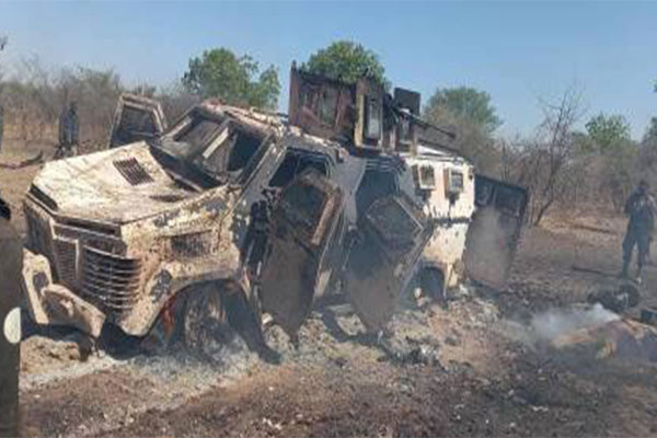 Boko Haram Destroy Nigerian Army Newly Acquired Phantom II Armoured Personnel Carriers APC - autojosh