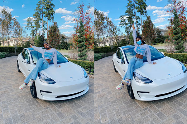 Lady Buys All-electric Tesla Model X To Celebrate Graduation - autojosh