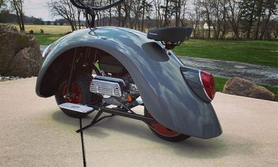 Man Designs A Mini Scooter The From The Parts Of Original Volkswagen Beetle - autojosh