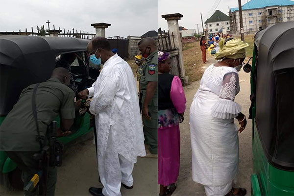 Missed Reactions As Former Rivers Deputy Governor, Wife Spotted Boarding Keke Napep - autojosh