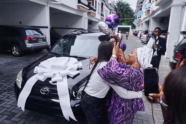 Nigerian Media Personality, Tomike Adeoye Gifts Her “Selfless Mother” Toyota RAV4 - autojosh