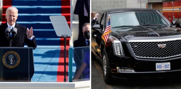 Joe Biden Sworn In As 46th US President, Gets Keys To $1.5m Armoured Limousine AKA The Beast - autojosh