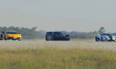 Chinese NIO EP9 Camera Car Films Lamborghini Aventador SVJ Vs Koenigsegg Agera R Drag Race, Outsprints Both - autojosh