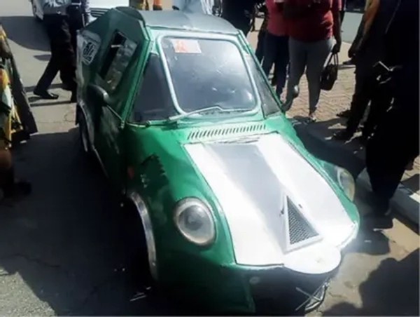 FG Unveils 6hp Made-in-Nigeria Car Built By 30-Year-Old, Plans To Help Upgrade Its Specs - autojosh 