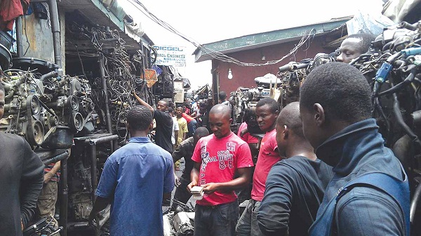 tokunbo spare part market