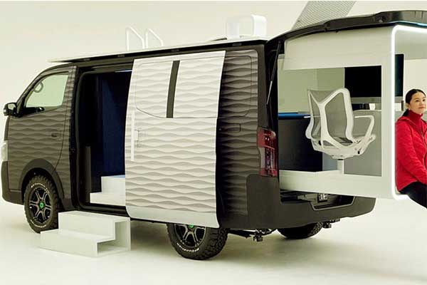 Nissan Unveils NV350 Caravan Office Pod Concept, A True Mobile Office