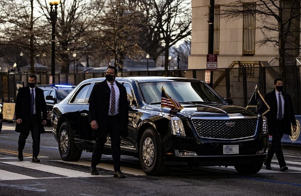 Seven Beast Presidential Limousines Flanked By Dozens Of Armoured SUVs Took Part In Joe Biden's Inauguration - autojosh