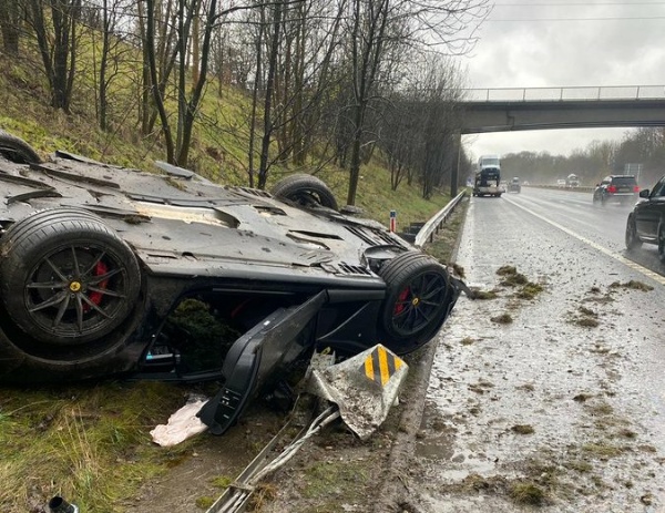 Storm Christoph Blamed After A N233m Ferrari 812 Superfast Crashed Into Barrier - autojosh