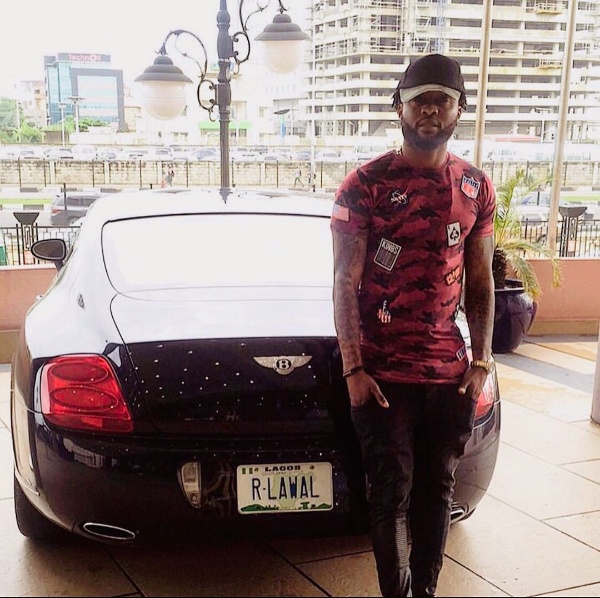 Super Eagles Star Raheem Lawal Flaunts Bentley Continental GT With Customised Number Plate - autojosh 