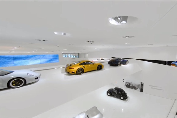 Aerial Drone Tour Showing The Over 700 Cars Inside Porsche Museum - autojosh 