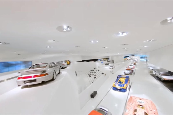 Aerial Drone Tour Showing The Over 700 Cars Inside Porsche Museum - autojosh 