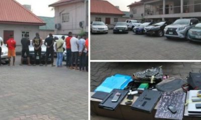 EFCC Arrests 20 Suspected Yahoo Boys In Imo, Recovers Luxury Cars, Including Lexus GX 460 And RX 330, Toyota Venza - autojosh