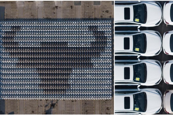 Geely Sets New Guinness World Record After Using 1,339 Emgrand Cars To Form Huge Ox Head - autojosh 