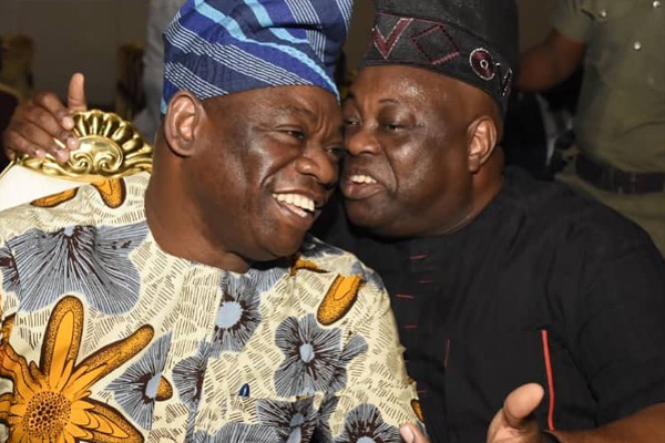 Kola Abiola and Dele Momodu