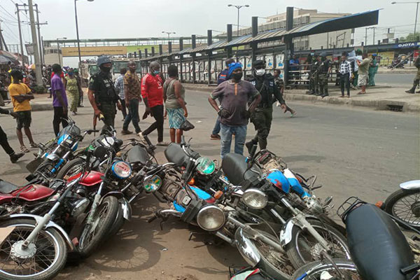 Lagos Taskforce Confiscates 80 Okadas In Yaba - autojosh 
