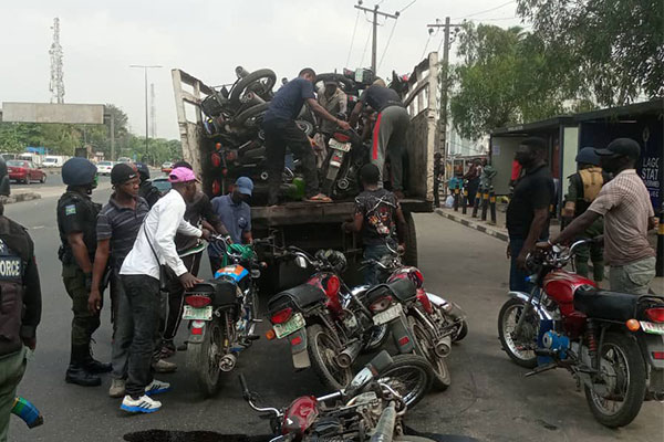 Lagos Taskforce Confiscates 80 Okadas In Yaba - autojosh 