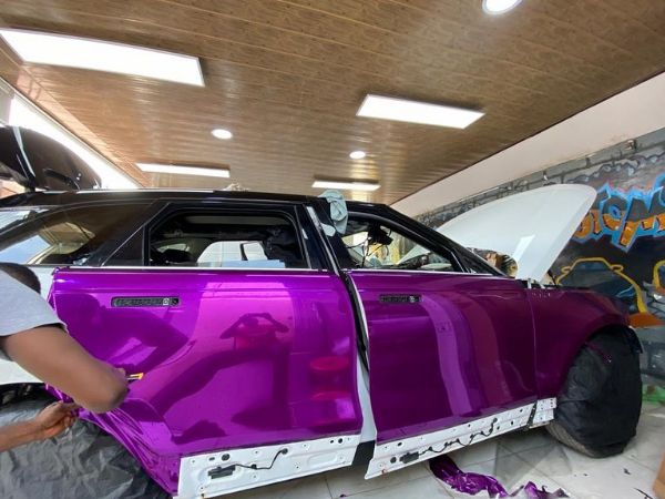 BBNaija Mercy Lambo’s Range Rover Velar Wrapped By Khaz Customs - autojosh 